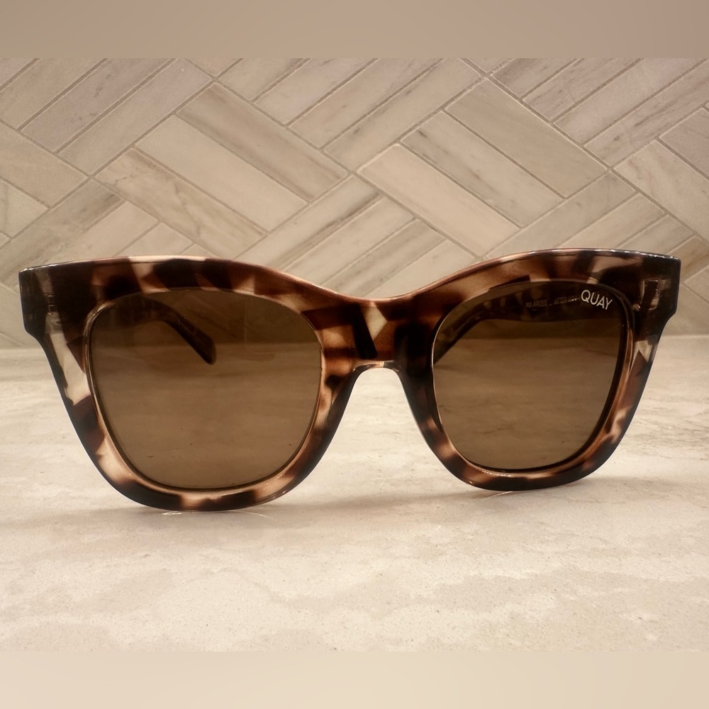 Quay Australia After Hours Polarized Brown Tortoise Sunglasses